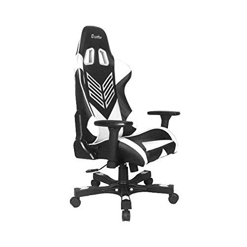  Clutch Chairz Crank Series “Onylight Edition” Worlds Best Gaming Chair (BlackWhite) Racing Bucket Seat Gaming Chairs Computer Chair Esports Chair Executive Office Chair wLumbar Support Pillows