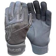 Clutch Sports Apparel Pro Series Stealth Black Baseball and Softball Batting Gloves