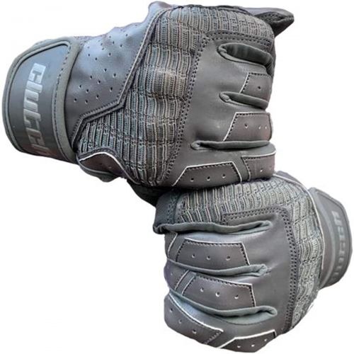  Clutch Sports Apparel Pro Series Stealth Black Baseball and Softball Batting Gloves