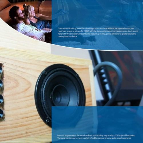  [아마존베스트]Clyxgs TPA3116D2 2.1 Digital Power Amplifier Board, 2x80W+100W(Bass) Audio Stereo AMP Module for Audio System DIY Speakers 12-26V