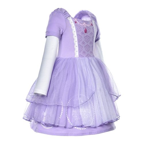  Cmiko Princess Generic Costume Dress Up for Toddler Girls Birthday Party (24M - 6T)