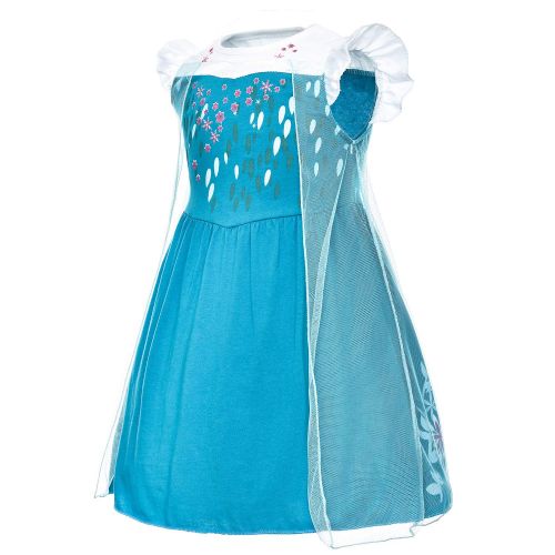  Cmiko Princess Generic Costume for Toddler Girls Dress Up Birthday Party 12M-6 Years