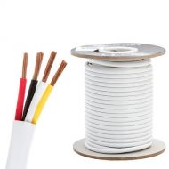 Cmple Speaker Wire for In Wall Installation 16AWG/4C - 100 Feet