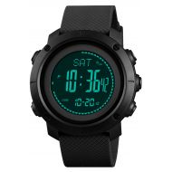 CnBro Digital Watch Military Tactical Sports Compass Pedometer Alarm Altimeter Barometer Thermometer Outdoor Army Wrist Watches Black