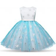 Cneokry Princess Rapunzel Elsa Anna Costume Party Tutu Dresses for Girls Dress up Prom Ball Gown Size 2t-8t