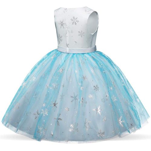  Cneokry Princess Rapunzel Elsa Anna Costume Party Tutu Dresses for Girls Dress up Prom Ball Gown Size 2t-8t