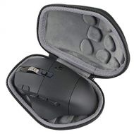 co2crea Hard Travel Case Replacement for Logitech G604 Lightspeed Wireless Gaming Mouse (Black Case)