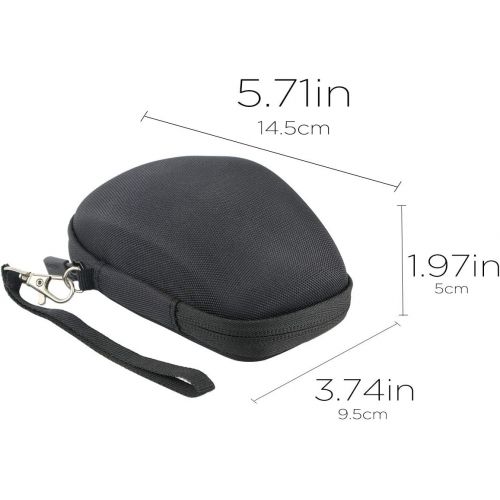  co2crea Hard Travel Case Replacement for Logitech G604 Lightspeed Wireless Gaming Mouse (Black Case)