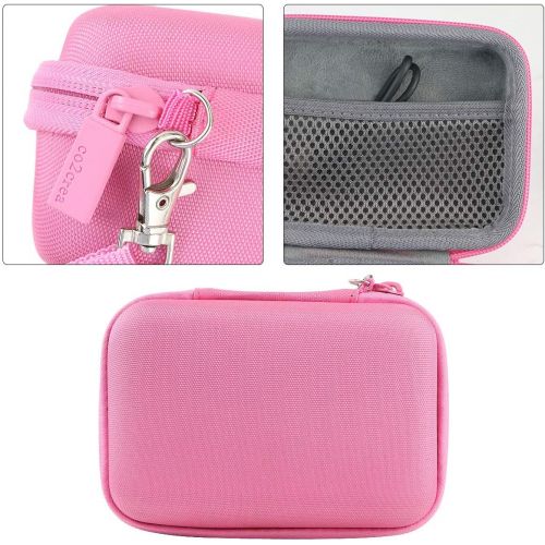  co2crea Hard Travel Case Replacement for Fujifilm Instax Mini Link Smartphone Printer (Pink Case)