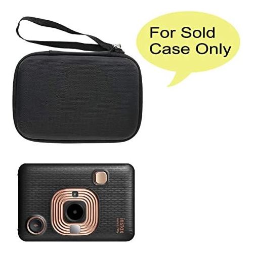  co2crea Hard Travel Case Replacement for Fujifilm Instax Mini Liplay Hybrid Instant Camera (Black Case)