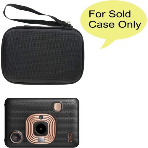  co2crea Hard Travel Case Replacement for Fujifilm Instax Mini Liplay Hybrid Instant Camera (Black Case)