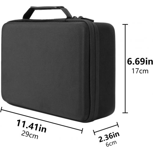 co2CREA Hard Case Replacement for AuKing Mini Projector 2021 Upgraded Portable Video Projector