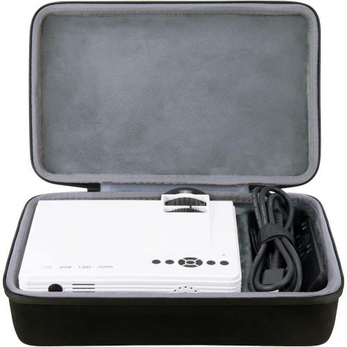  co2CREA Hard Case Replacement for AuKing Mini Projector 2021 Upgraded Portable Video Projector