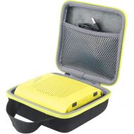 co2crea Hard Travel Case Replacement for Bose SoundLink Color 2 Bluetooth Speaker II (Black Case + Yellow Citrus Zipper)