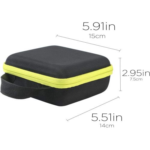  co2crea Hard Travel Case Replacement for Bose SoundLink Color 2 Bluetooth Speaker II (Black Case + Yellow Citrus Zipper)