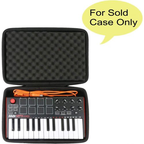  [아마존베스트]co2crea Hard Carrying Case for AKAI Professional MPK Mini MK3 | 25 Key USB MIDI Keyboard Controller (Black Case)
