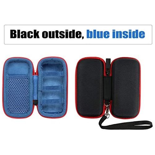  [아마존베스트]co2crea Hard Travel Case Replacement for Bosch GLM 20 Compact Blaze 65 Distance Measure (Black Case + Inside Blue + Red Zipper)