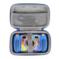 co2crea Hard Travel Case Replacement for VTech Kidizoom Duo Selfie Camera (Blue Case)