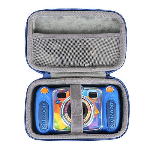  co2crea Hard Travel Case Replacement for VTech Kidizoom Duo Selfie Camera (Blue Case)