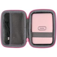 co2CREA Hard Travel Case Replacement for Fujifilm Instax Mini Link Smartphone Printer (Pink Case)