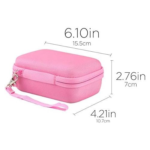  co2CREA Hard Travel Case Replacement for Fujifilm Instax Mini Link Smartphone Printer (Pink Case)