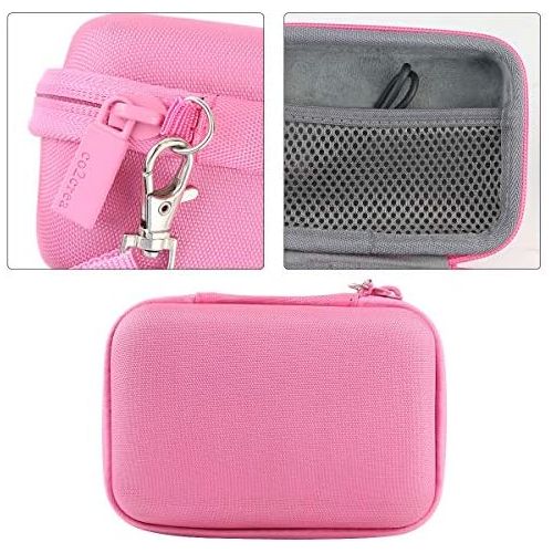  co2CREA Hard Travel Case Replacement for Fujifilm Instax Mini Link Smartphone Printer (Pink Case)