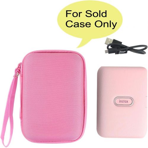  co2CREA Hard Travel Case Replacement for Fujifilm Instax Mini Link Smartphone Printer (Pink Case)