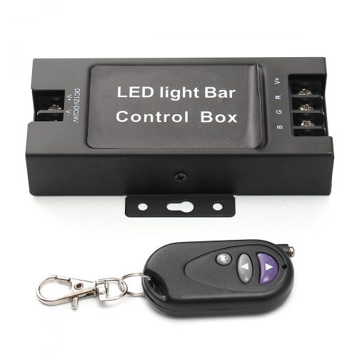  CoCocina 12-24V LED Light Bar Battery Box Flash Strobe Controller With Wireless Remote