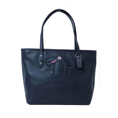  Coach Mini City Zip Tote (Midnight)