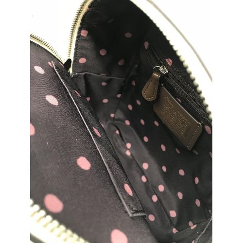  Coach Mini Charle Backpack With Minnie Mouse Motif (Chalk)