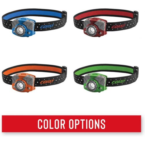  Coast - 20617 COAST FL75R Rechargeable 530 Lumen Dual Color Focusing LED Headlamp, Blue Blue