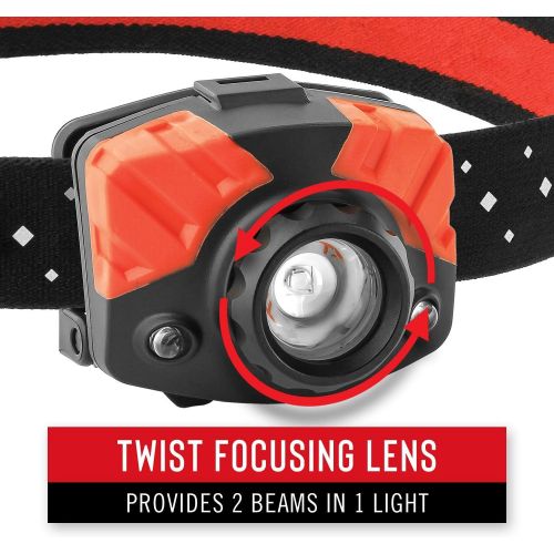  Coast - 20617 COAST FL75R Rechargeable 530 Lumen Dual Color Focusing LED Headlamp, Blue Blue