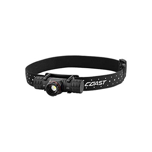  Coast XPH30R 1000 Lumen USB-C Rechargeable Dual Power Headlamp with Twist Focus Beam and Magnetic Base