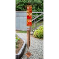 /CoastChimes Wind Chime Colorful Art Copper Large Outdoor Windchimes