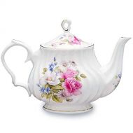 CoastLine Coastline Graces Rose Bone China Teapot 31401 40 Ounce Capacity