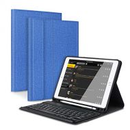 [아마존핫딜]CoastaCloud Tastatur Huelle fuer iPad 9.7 Zoll 2018 2017 Pro 9.7 Air 2 Air 1 Tablet Bluetooth Tastatur Schuetzhuelle mit Bleistifthalter fuer Android/iOS/Windows QWERTZ Deutsches(Blau Huelle + Schwa