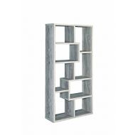 Coaster Home Furnishings 8-Shelf Staggered Bookcase