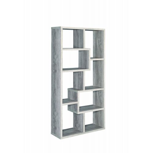  Coaster Home Furnishings 8-Shelf Staggered Bookcase