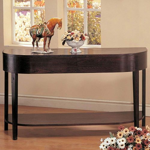  Coaster Home Furnishings Gough Oval Coffee Table with Shelf Cappuccino