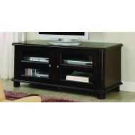 Coaster Home Furnishings Coaster Casual Merlot TV Console with Doors and Shelves