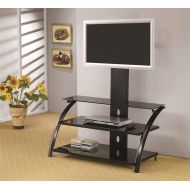 Coaster Home Furnishings TV Console with Bracket Black