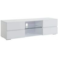Coaster Home Furnishings 4-Drawer TV Console Glossy White