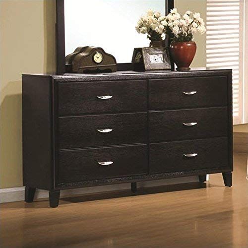  Coaster Home Furnishings Nacey 6-Drawer Dresser Dark Brown