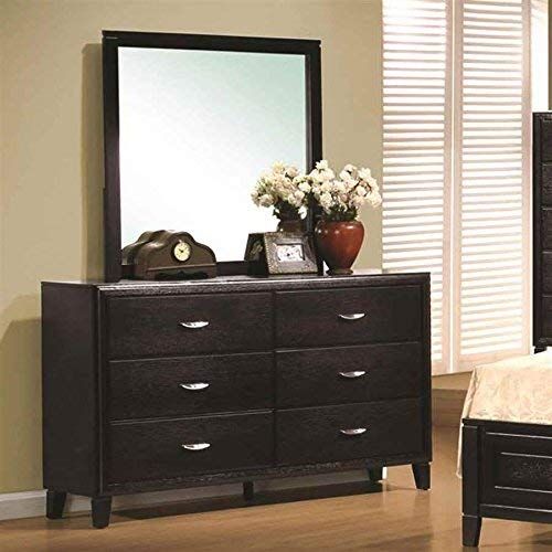  Coaster Home Furnishings Nacey 6-Drawer Dresser Dark Brown