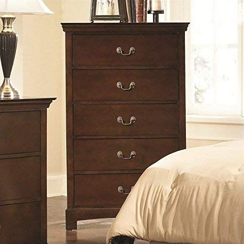  Coaster Home Furnishings Tatiana 5-Drawer Chest Warm Brown