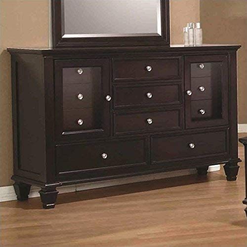  Coaster Home Furnishings Sandy Beach 11-Drawer Dresser Cappuccino