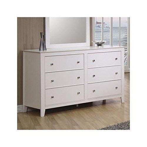  Coaster Home Furnishings Selena 6-Drawer Dresser White