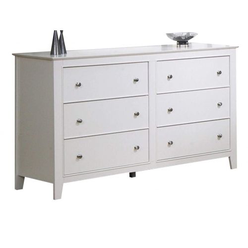  Coaster Home Furnishings Selena 6-Drawer Dresser White