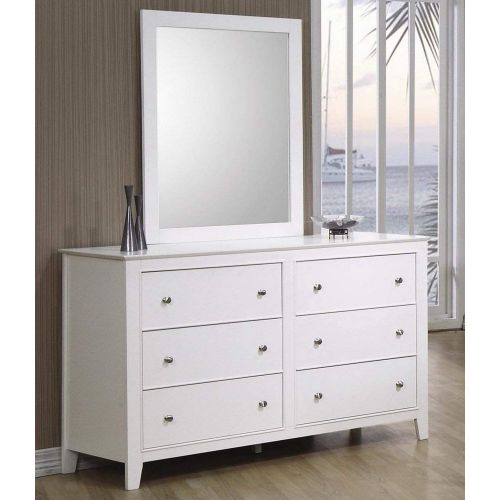  Coaster Home Furnishings Selena 6-Drawer Dresser White