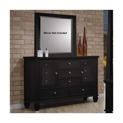  Coaster Home Furnishings Sandy Beach 11-Drawer Dresser Black